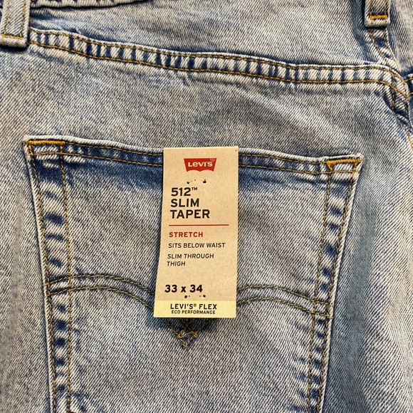 Mens Levi’s Vintage Acid Wash, Slim Taper Jeans, 33x34 - Picture 3 of 4